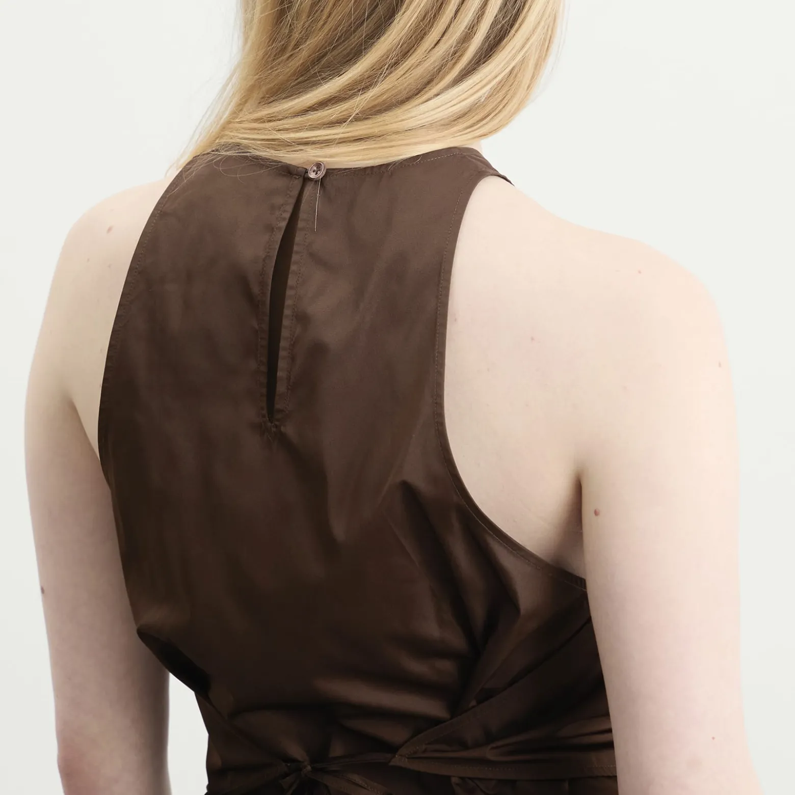 ST. Agni Paper Taffeta Cocoon Top