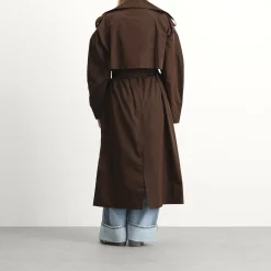 ST. Agni Paper Taffeta Relaxed Trench
