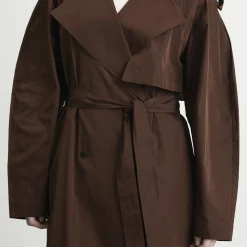 ST. Agni Paper Taffeta Relaxed Trench