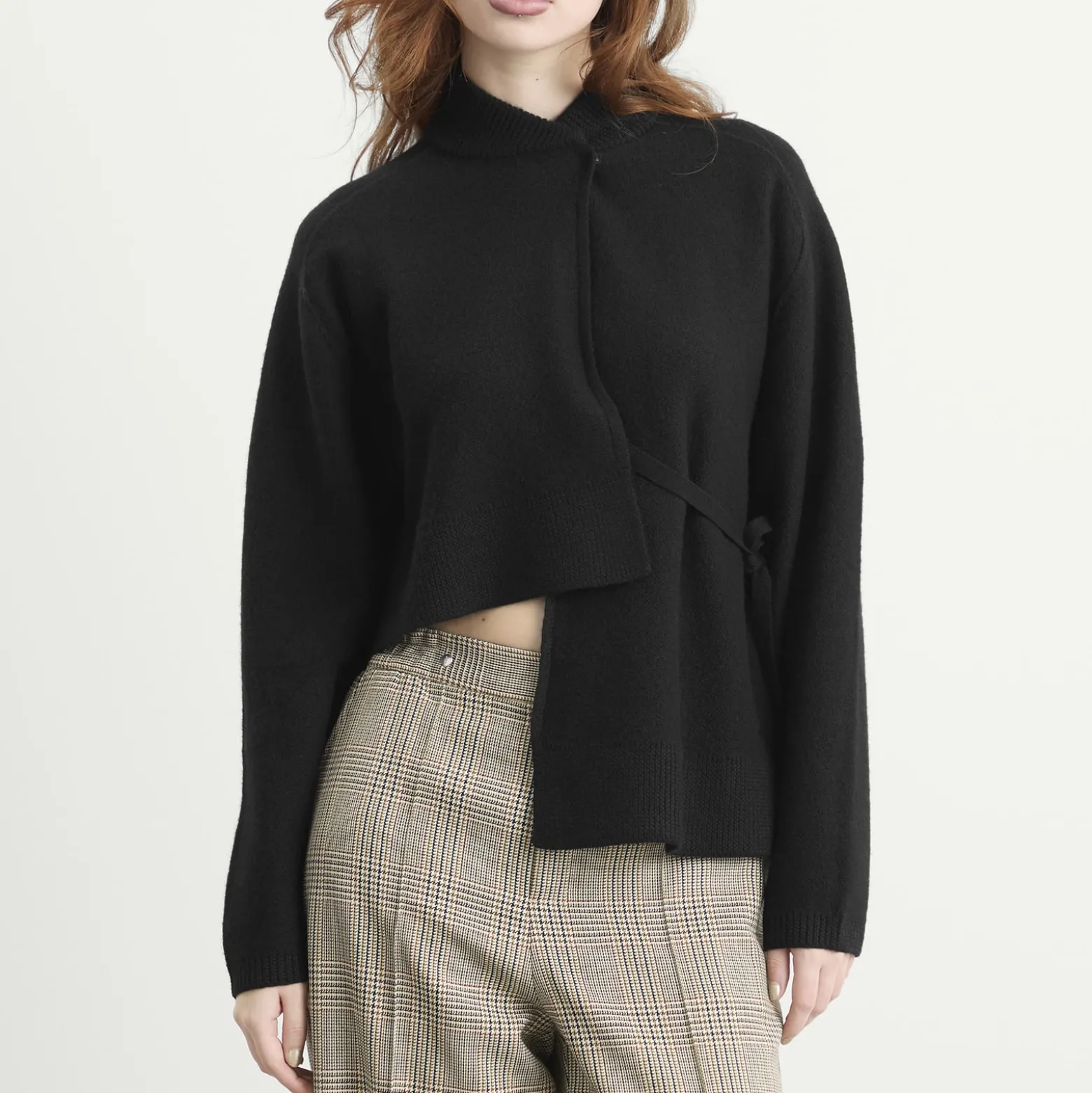 STEL Asymmetric Wrap Cardigan