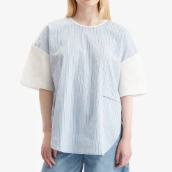 STEL Pinstripe Poplin Short-Sleeve Shirt