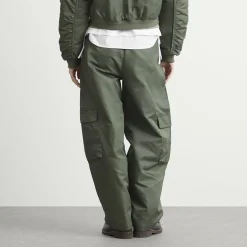STEL Tapered Nylon Barrel Leg Trousers