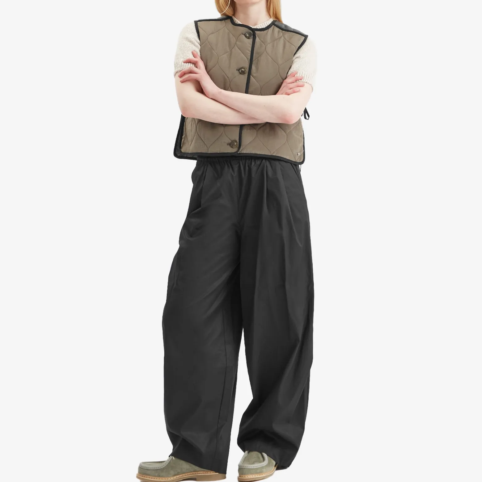 STEL Wide Barrow Leg Trouser