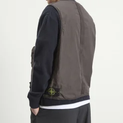 Stone Island Cotton Nylon Micro Ripstop Utility Vest