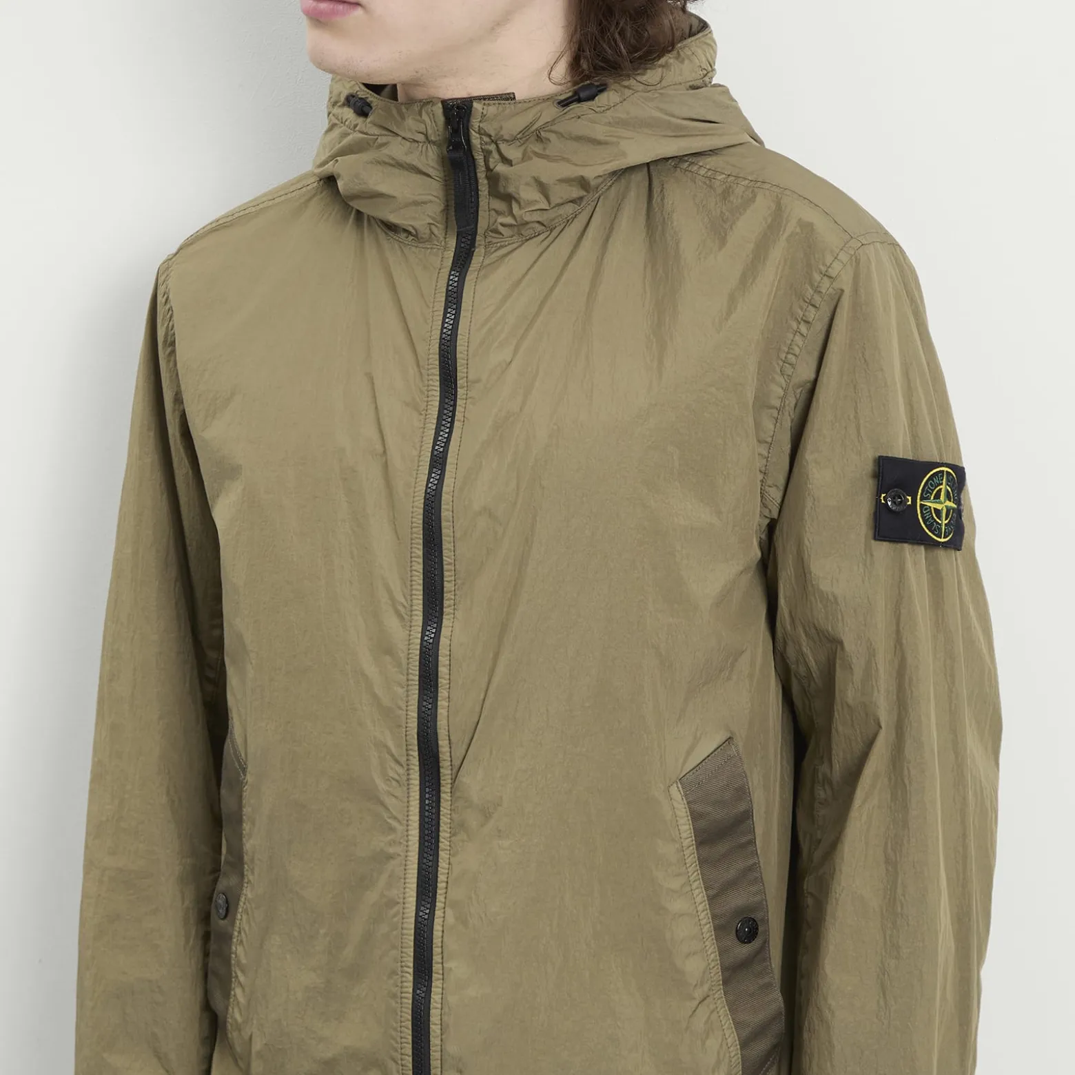Stone Island Crinkle Reps Hooded Jacket