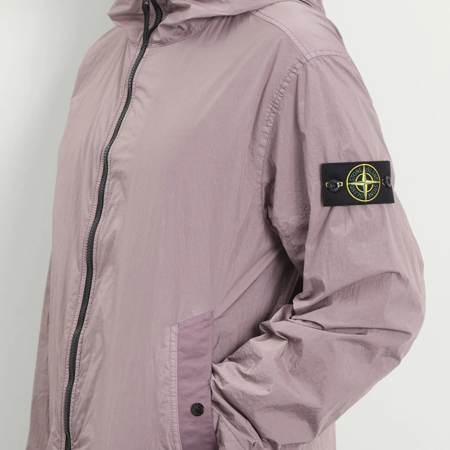 Stone Island Crinkle Reps Hooded Jacket