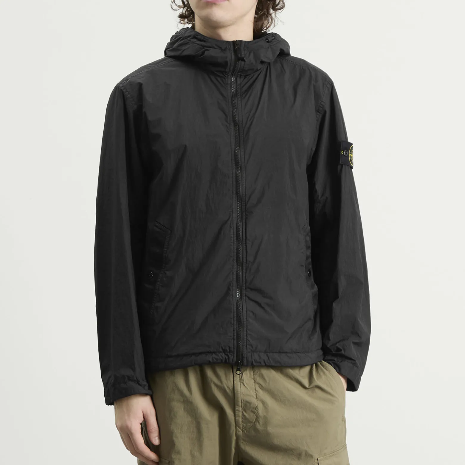 Stone Island Crinkle Reps Hooded Jacket