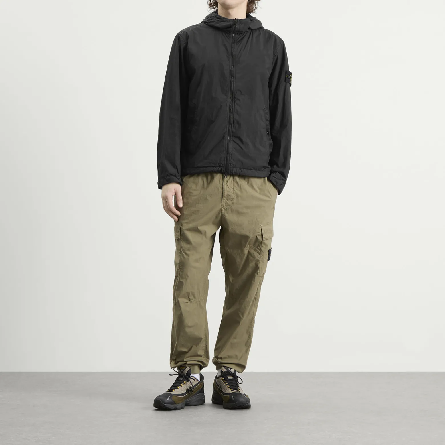 Stone Island Crinkle Reps Hooded Jacket