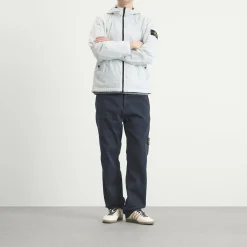Stone Island Crinkle Reps Hooded Jacket