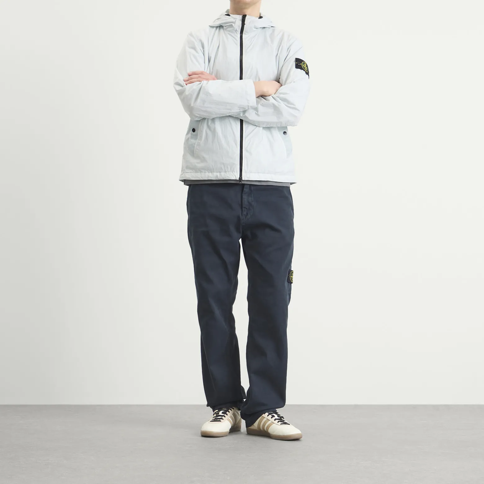 Stone Island Crinkle Reps Hooded Jacket