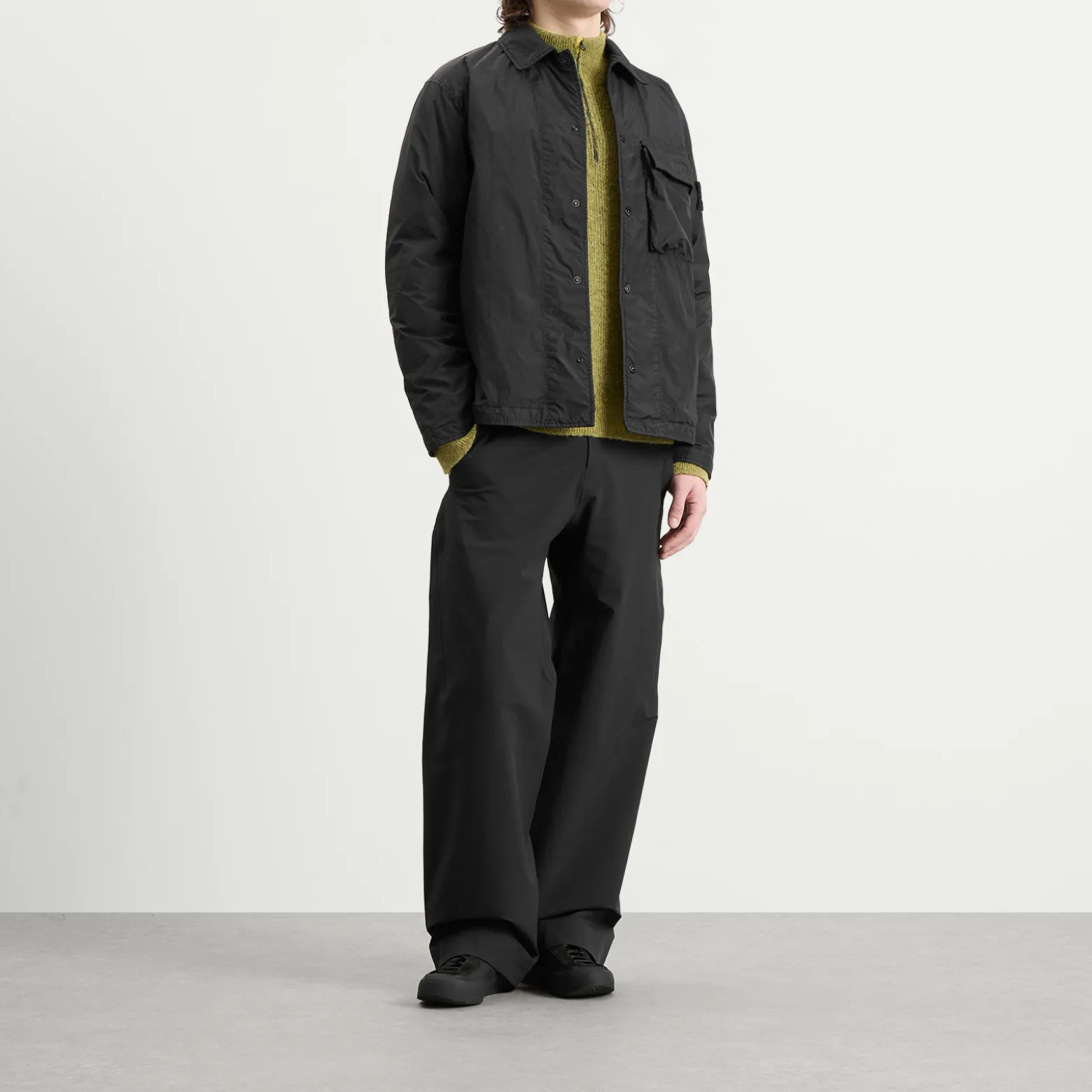 Stone Island Crinkle Reps Shirt Jacket