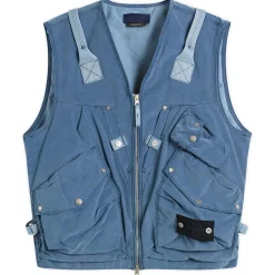 Stone Island David Light Indigo-TC Vest