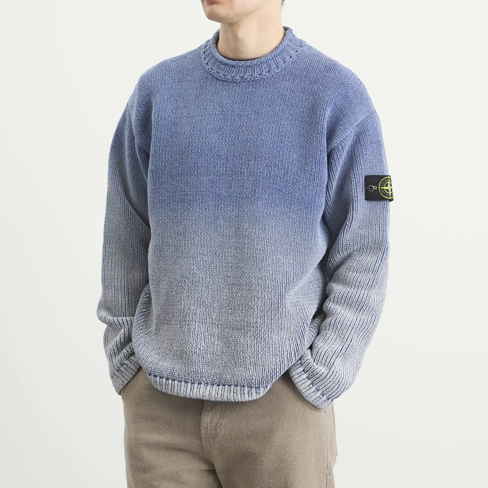 Stone Island Degrade Chenille Knit Jumper