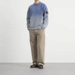 Stone Island Degrade Chenille Knit Jumper