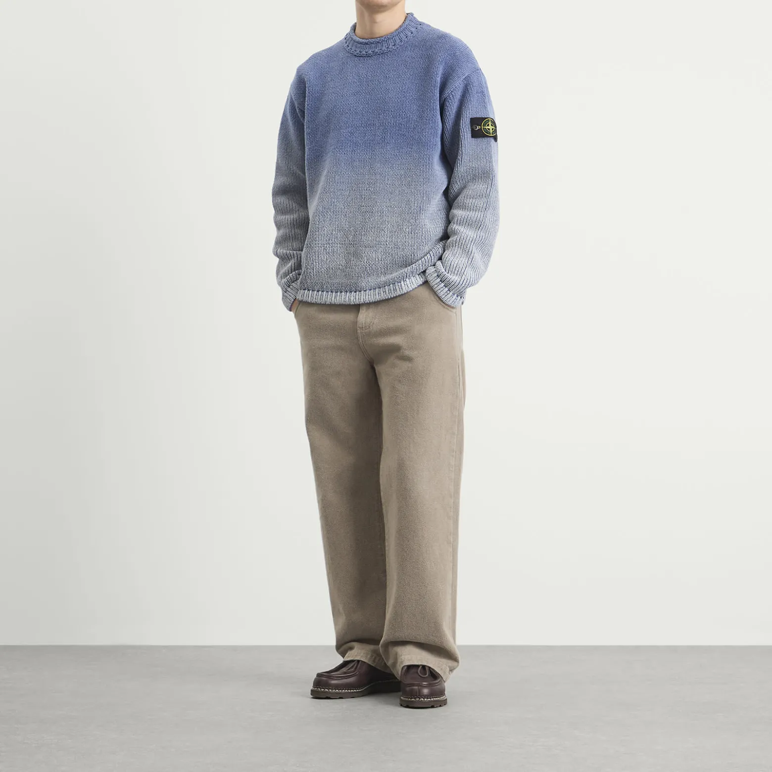 Stone Island Degrade Chenille Knit Jumper