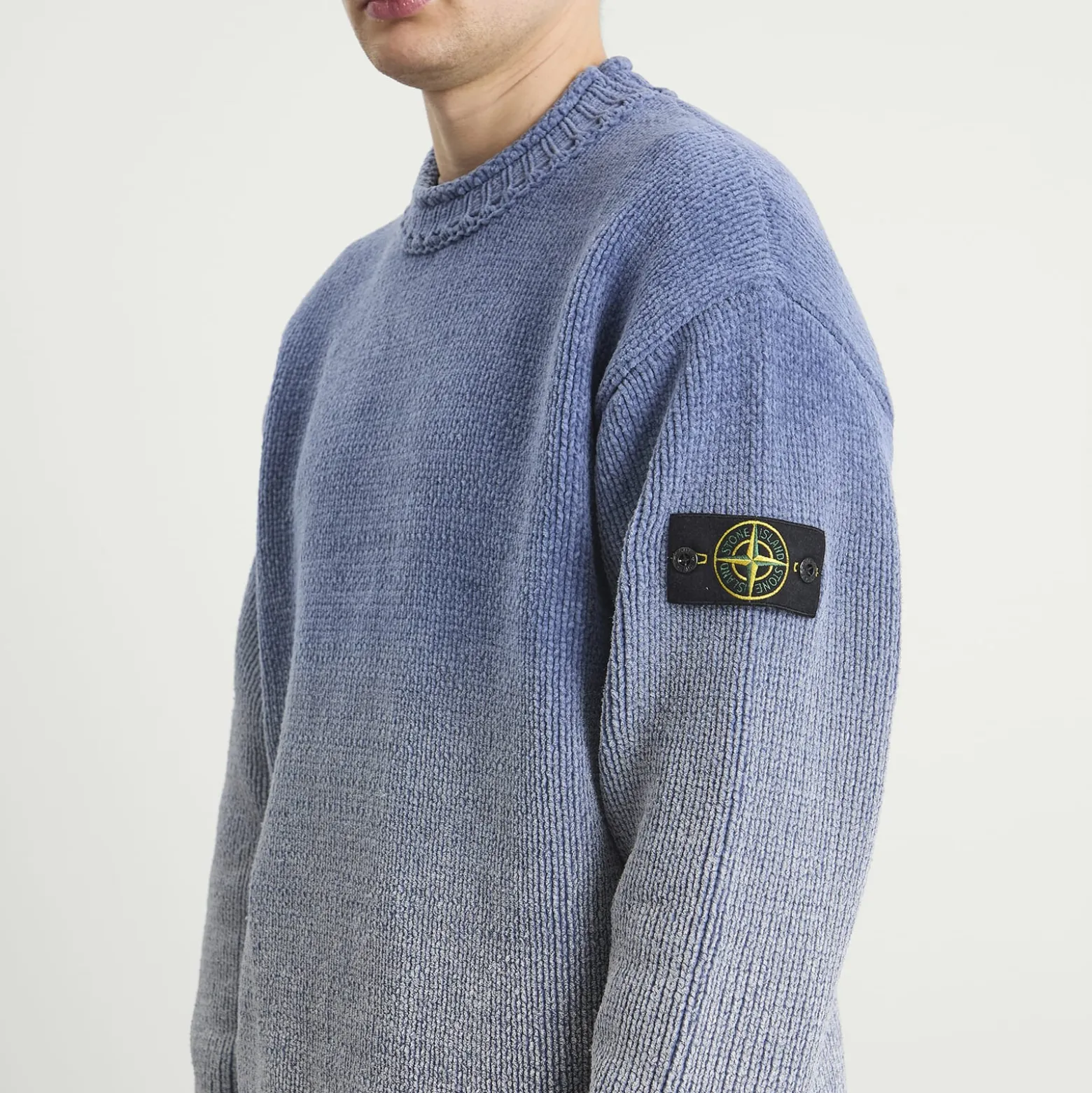 Stone Island Degrade Chenille Knit Jumper