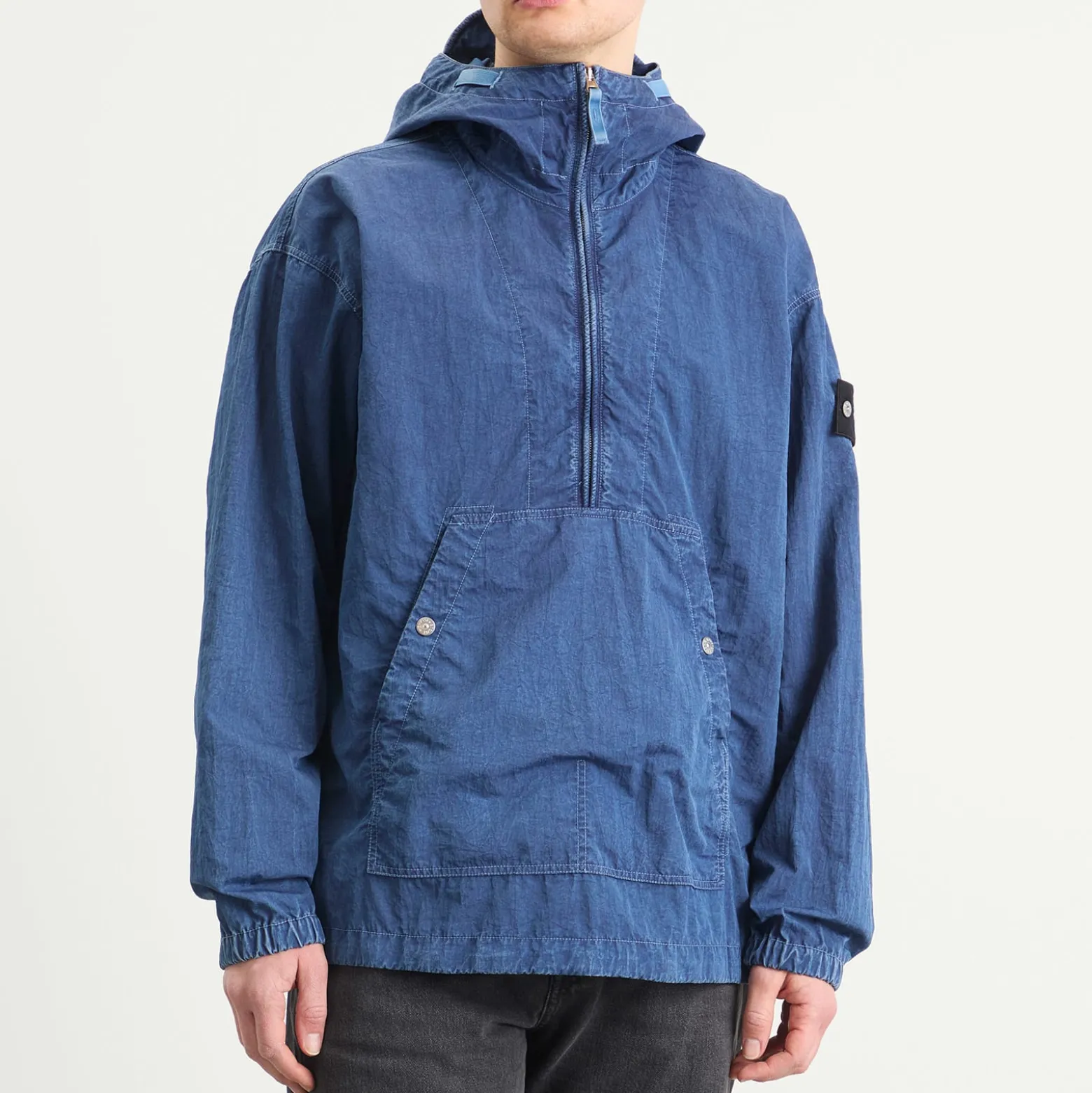 Stone Island Denim Research Nylon Indigo-TC Marmo Parka