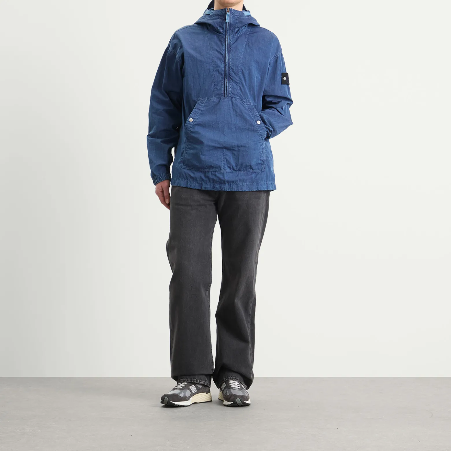 Stone Island Denim Research Nylon Indigo-TC Marmo Parka