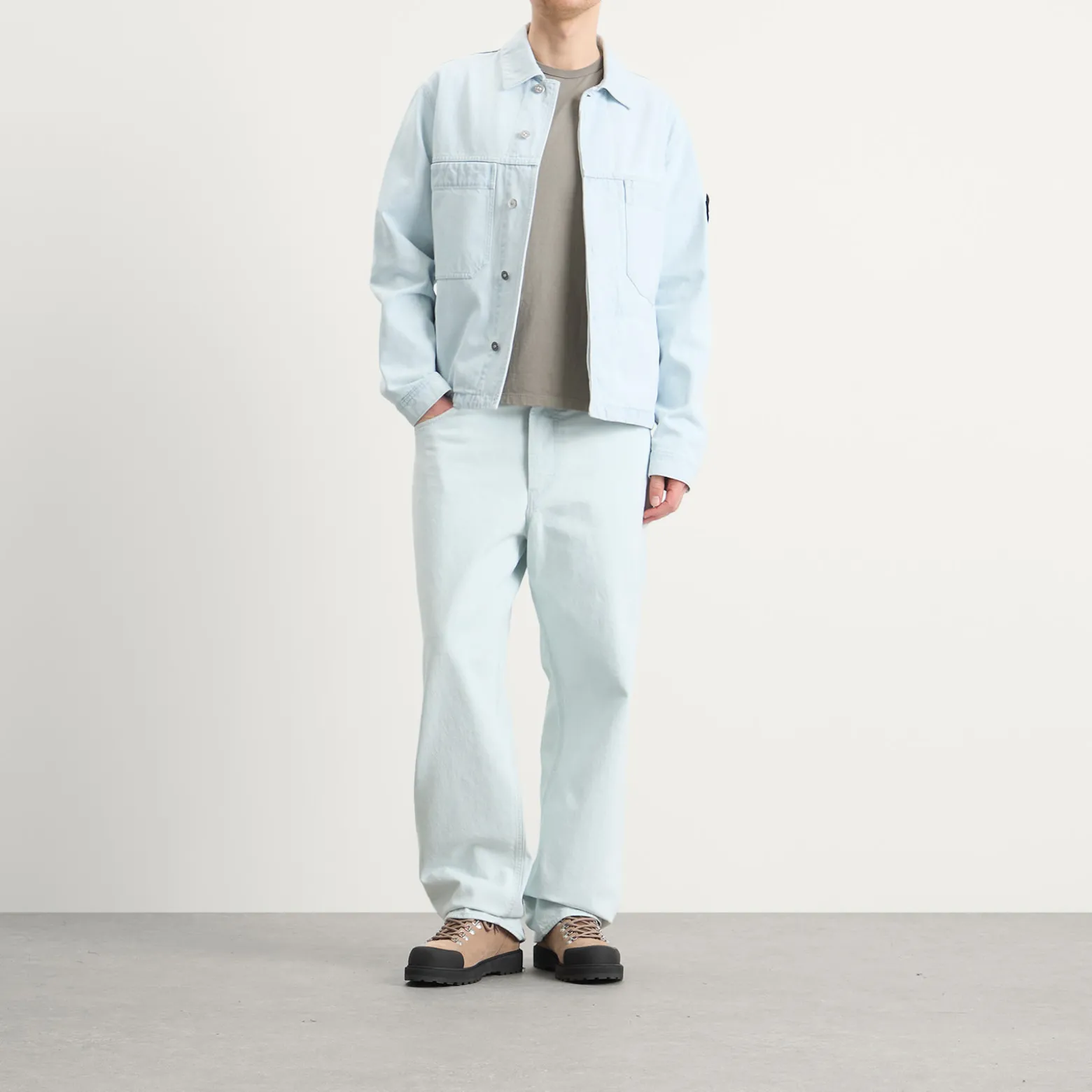 Stone Island Denim Research Ultra Bleached Loose Jeans