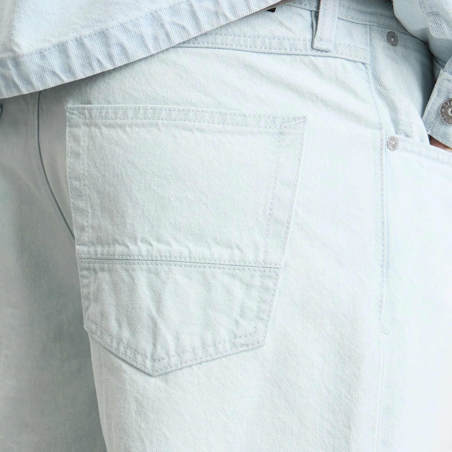 Stone Island Denim Research Ultra Bleached Loose Jeans