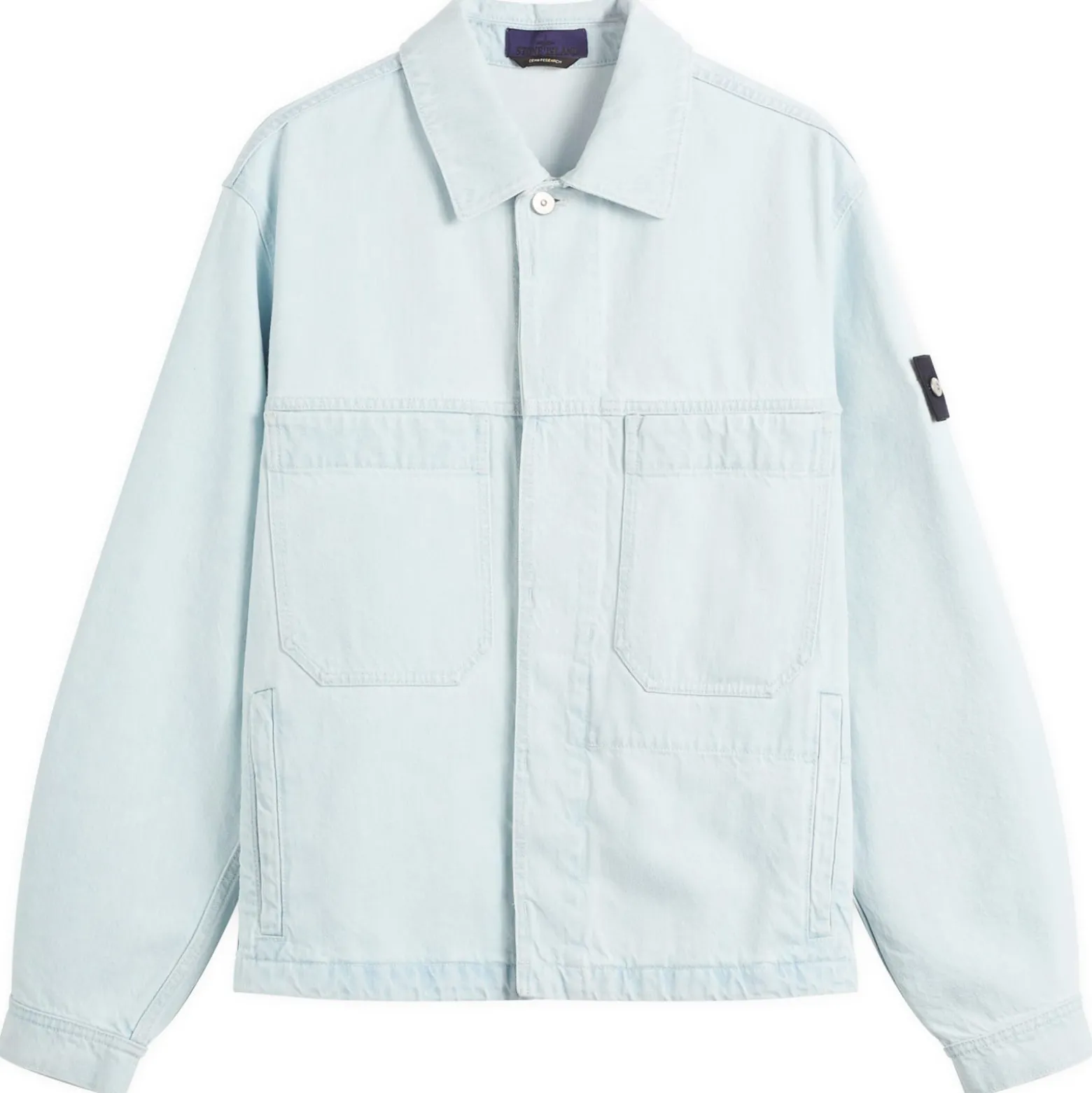 Stone Island Denim Research Ultra Bleached Denim Jacket