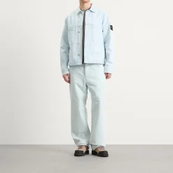 Stone Island Denim Research Ultra Bleached Denim Jacket