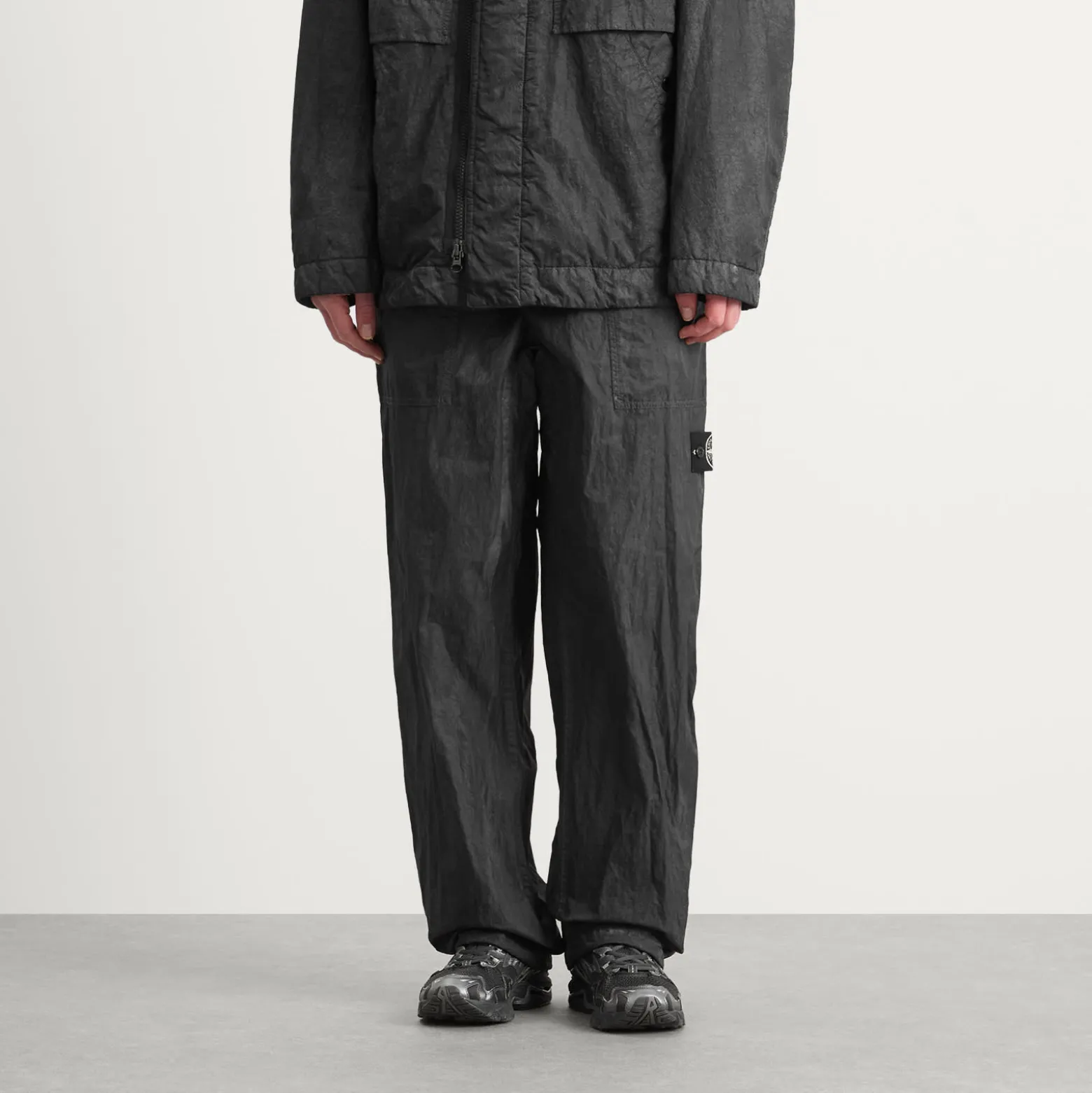 Stone Island Dense Nylon-TC Hand Sprayed Reflective Trousers