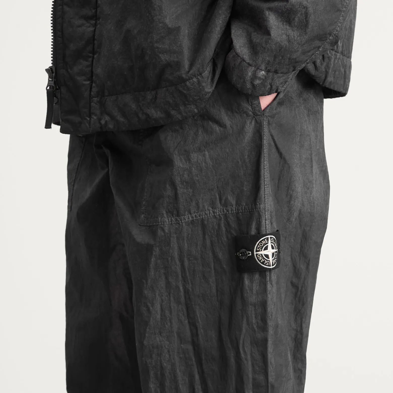 Stone Island Dense Nylon-TC Hand Sprayed Reflective Trousers