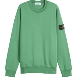Stone Island Garment Dyed Crew Neck Sweatshirt