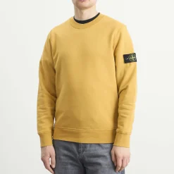 Stone Island Garment Dyed Crew Neck Sweatshirt
