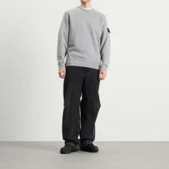 Stone Island Garment Dyed Crew Neck Sweatshirt