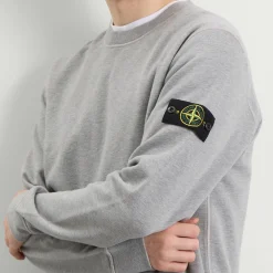 Stone Island Garment Dyed Crew Neck Sweatshirt