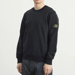 Stone Island Garment Dyed Crew Neck Sweatshirt