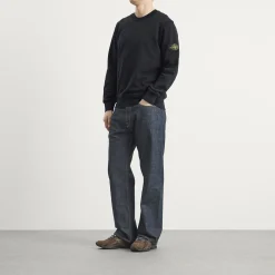 Stone Island Garment Dyed Crew Neck Sweatshirt