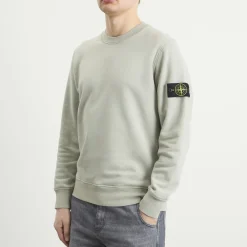 Stone Island Garment Dyed Crew Neck Sweatshirt