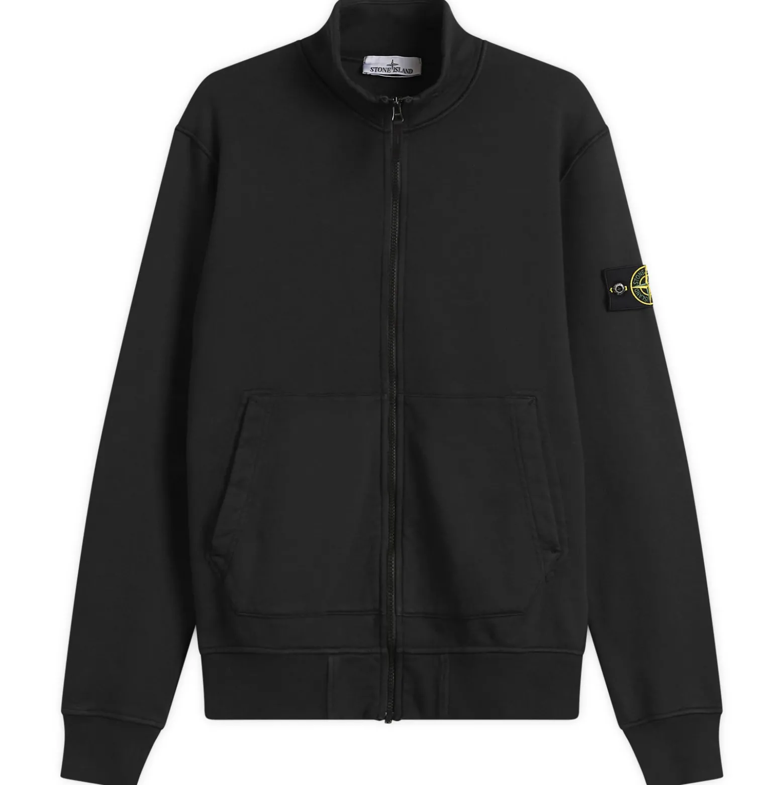 Stone Island Garment Dyed Full Zip Sweatshirt