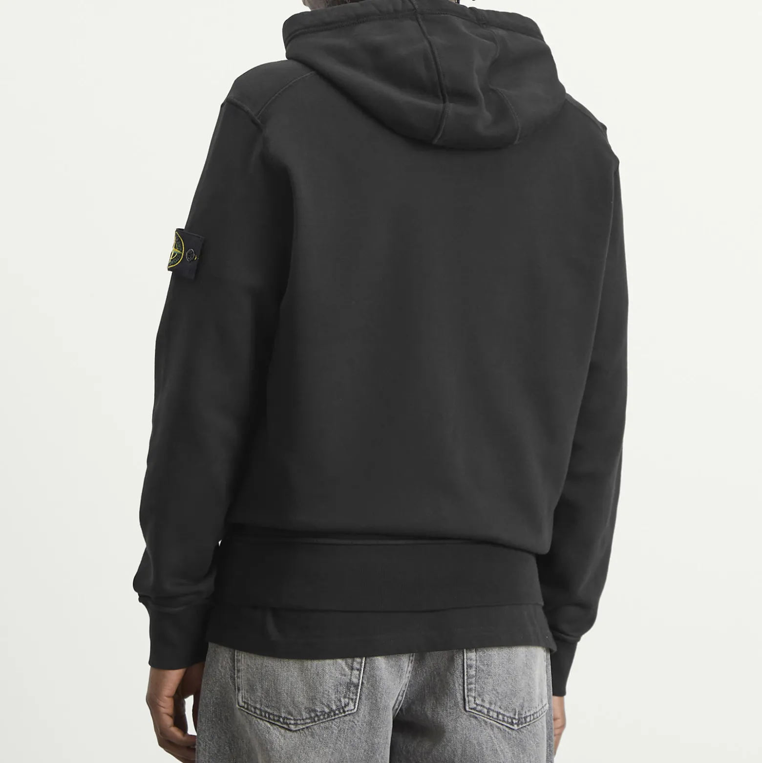 Stone Island Garment Dyed Zip Hoodie
