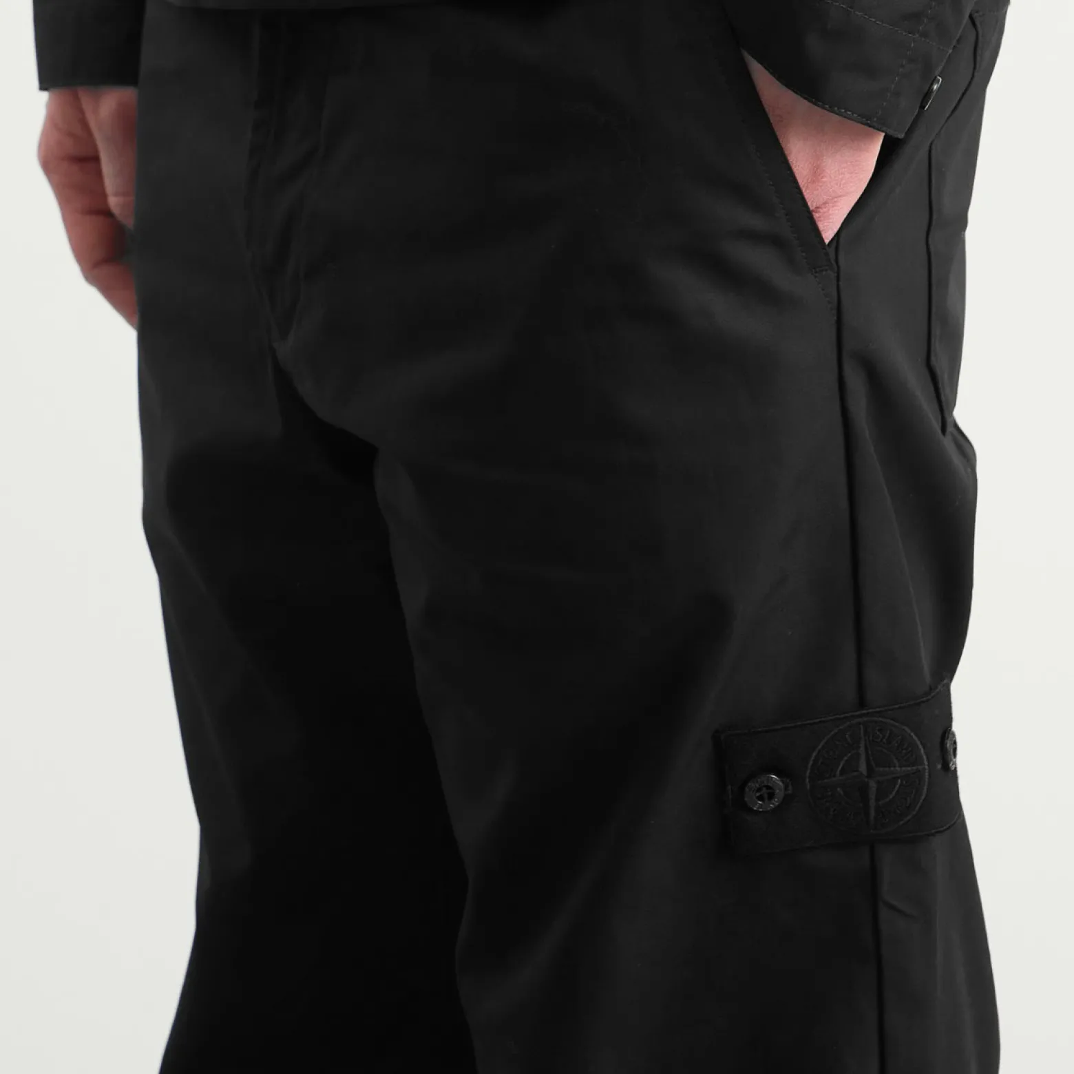 Stone Island Ghost All Weather Cotton Canvas Trousers