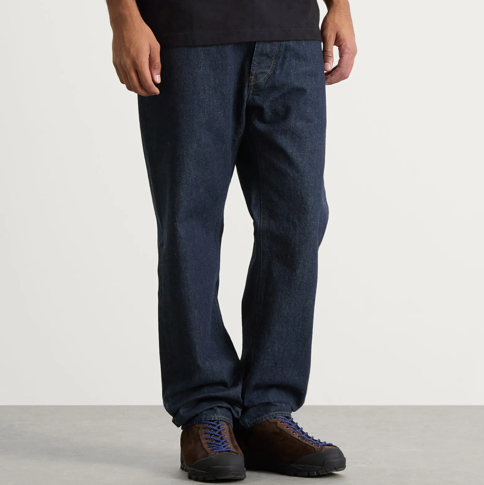 Stone Island Indigo Denim Straight Jeans