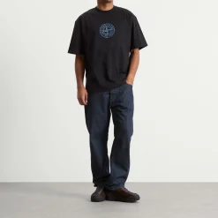 Stone Island Indigo Denim Straight Jeans