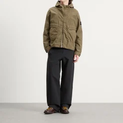 Stone Island Light Compact Touch Poly-TC Hooded Jacket