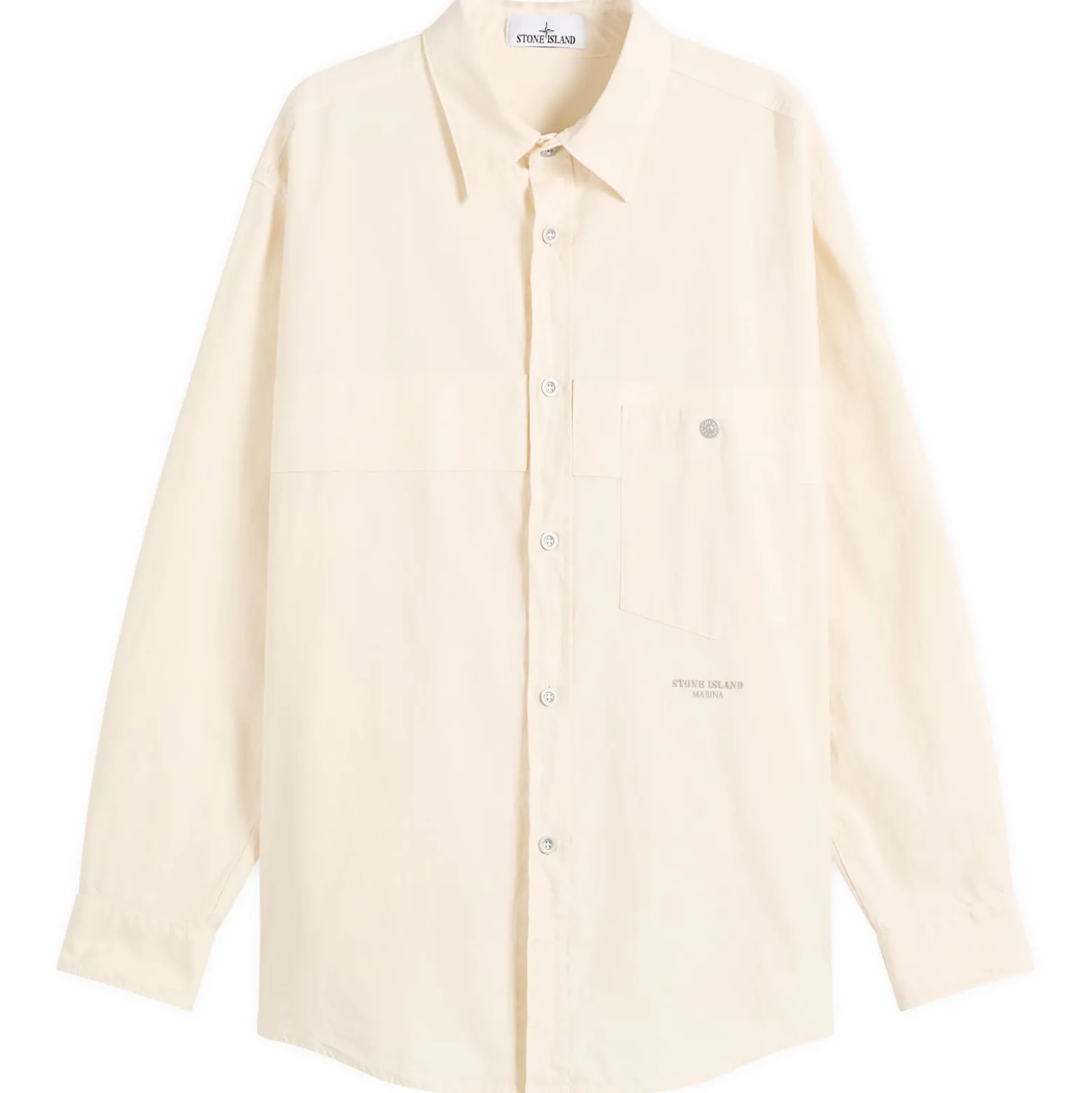 Stone Island Marina Cotton Nylon Panama Overshirt