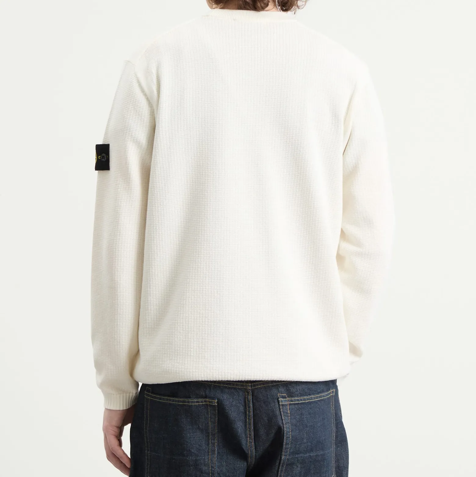 Stone Island Micro Stitch Crew Neck Jumper