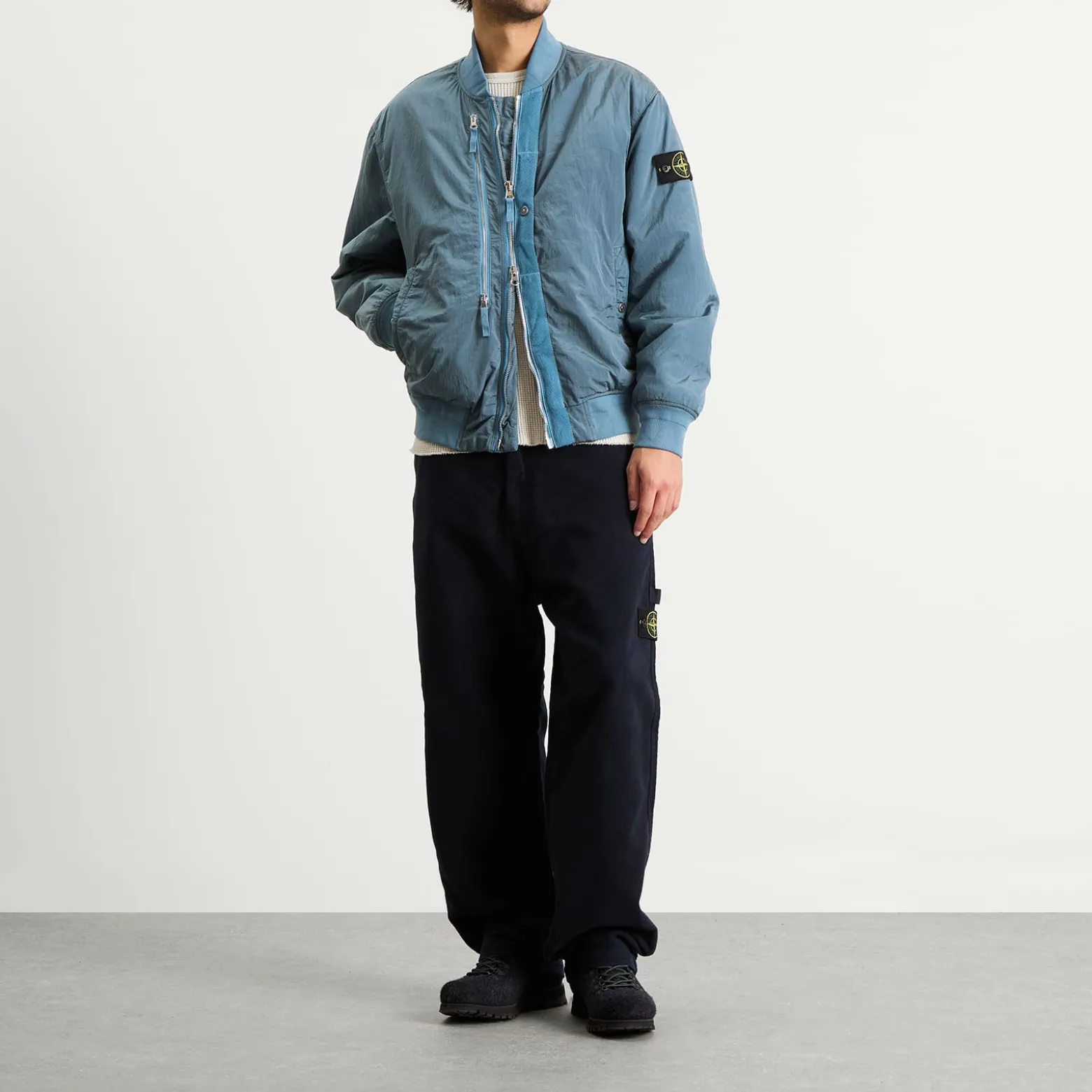 Stone Island Nylon Metal EcoNyl PrimaLoft Bomber Jacket