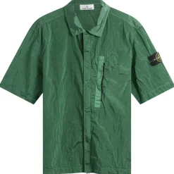 Stone Island Nylon Metal Short Sleeve Shirt