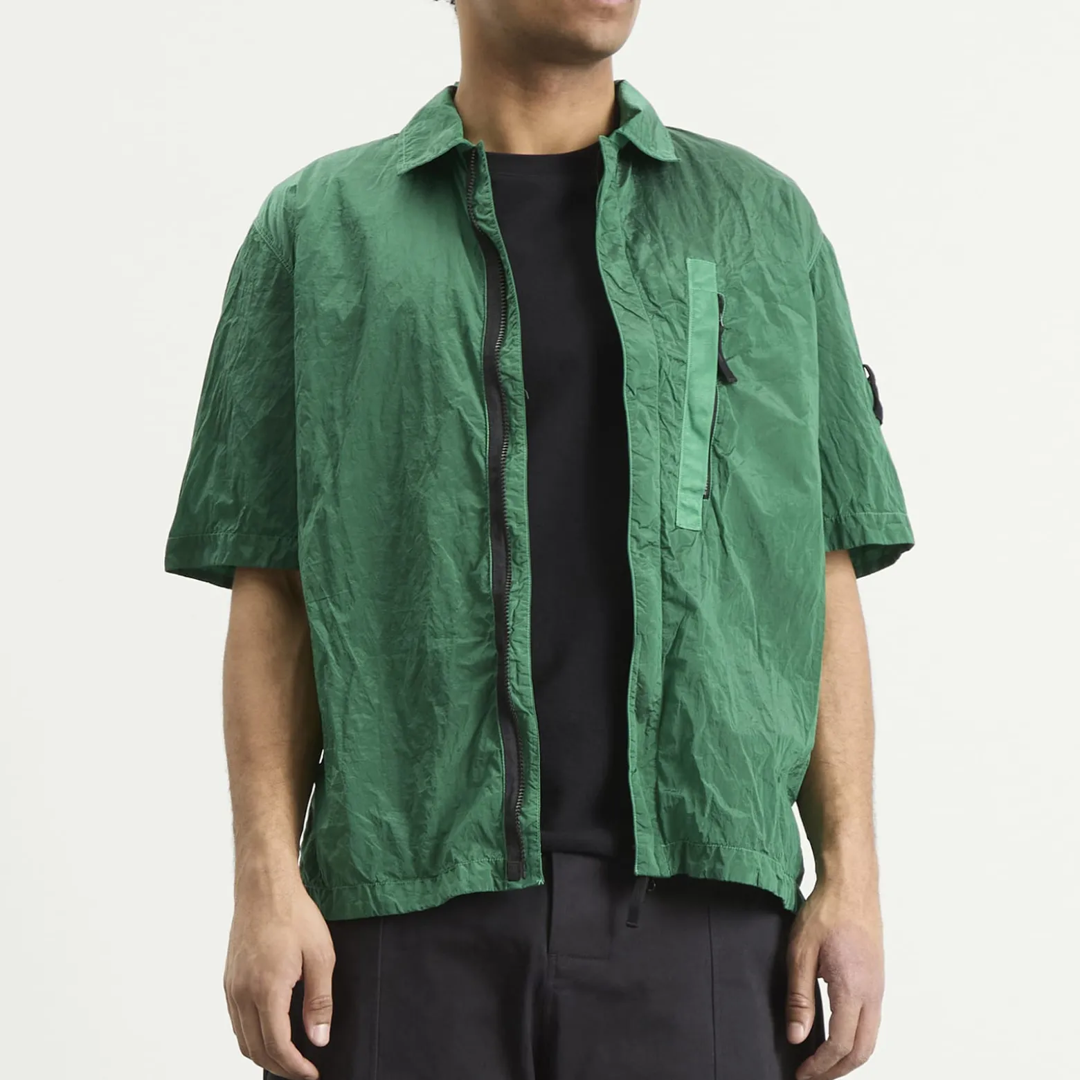 Stone Island Nylon Metal Short Sleeve Shirt