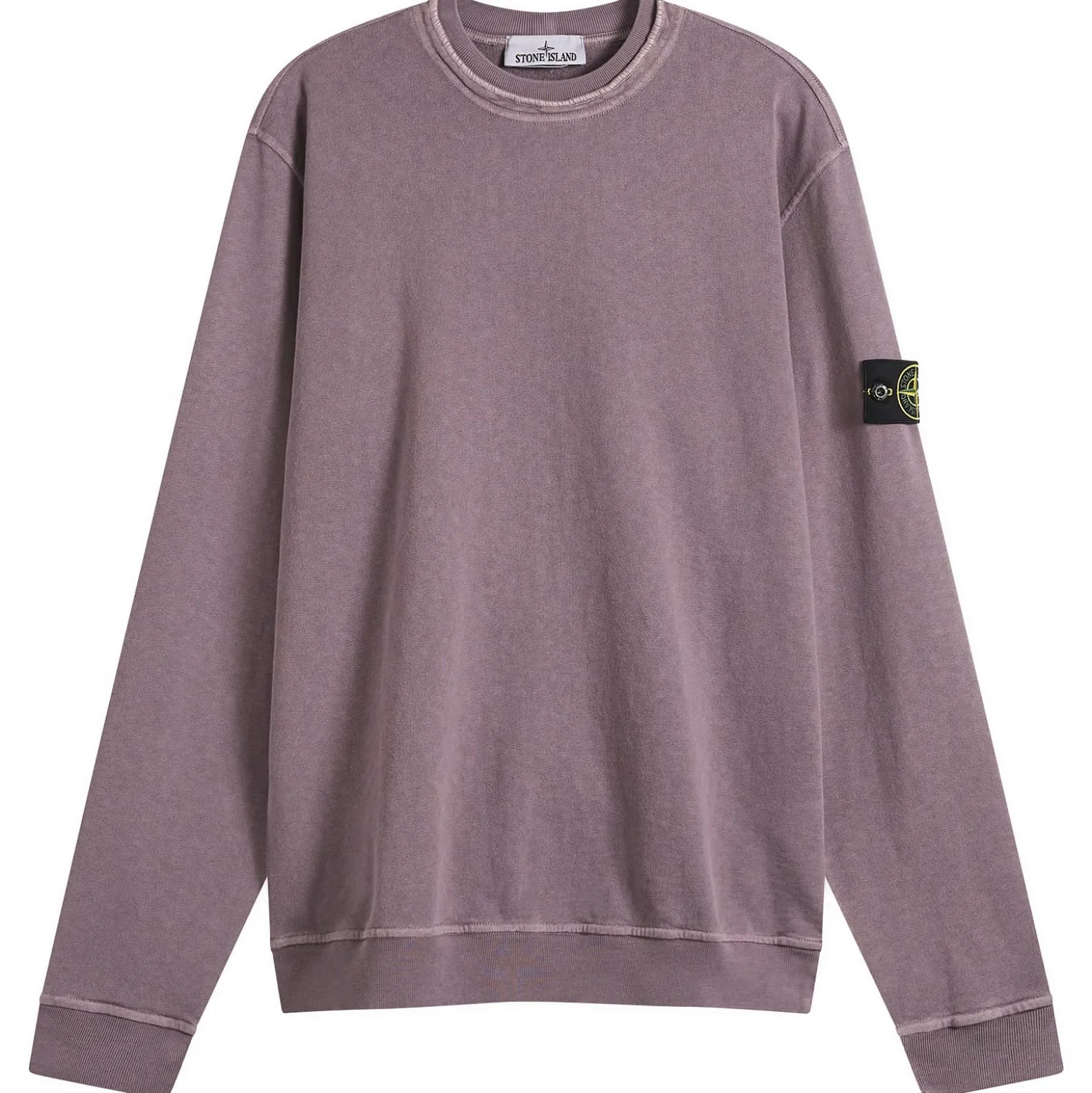Stone Island Old Effect Crew Neck Sweatshirt
