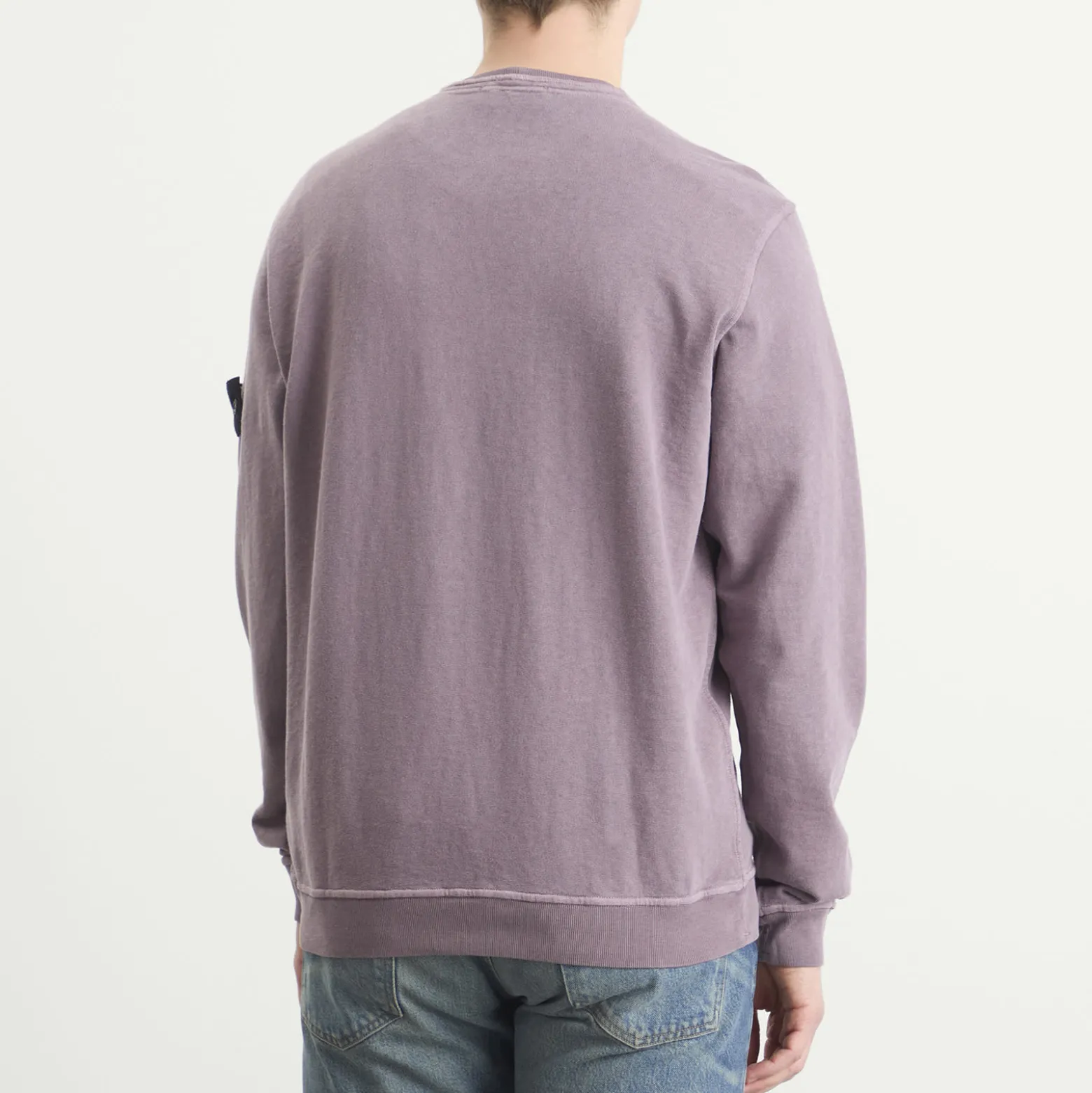 Stone Island Old Effect Crew Neck Sweatshirt
