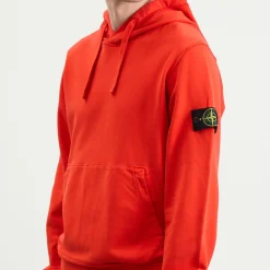 Stone Island Organic Cotton Fleece Popover Hoodie