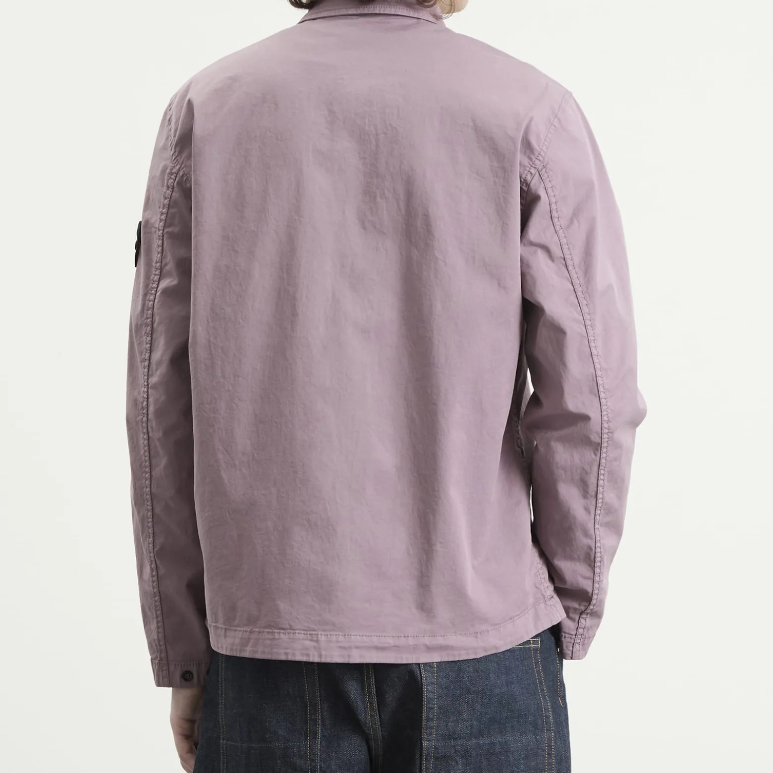 Stone Island Organic Cotton Twill Overshirt